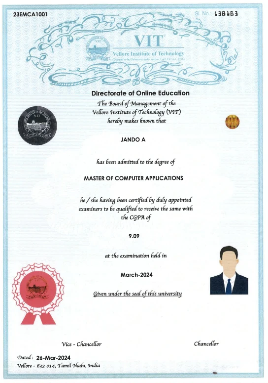 MCA Degree